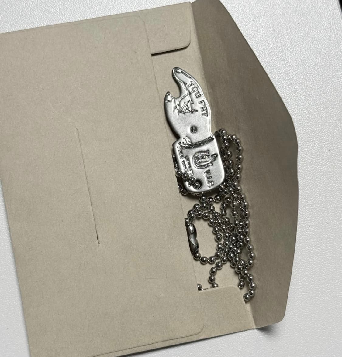 히스테릭글래머 유페이 목걸이 새상품 상품이미지1