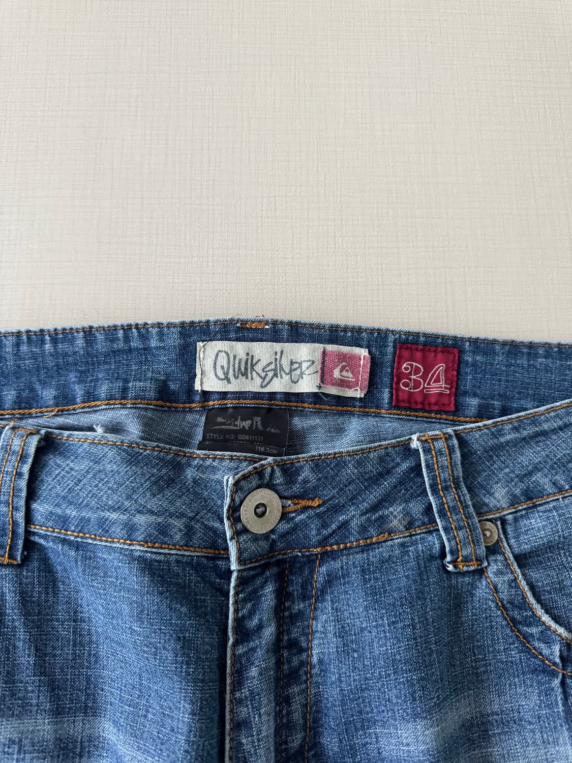 00s Quiksilver 데님 상품이미지4