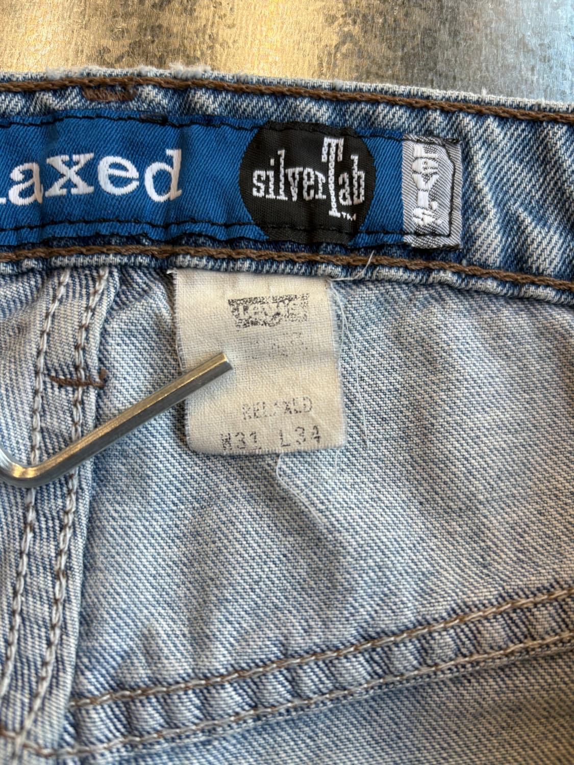90s 미제 리바이스 실버탭 릴렉스 핏 상품이미지4