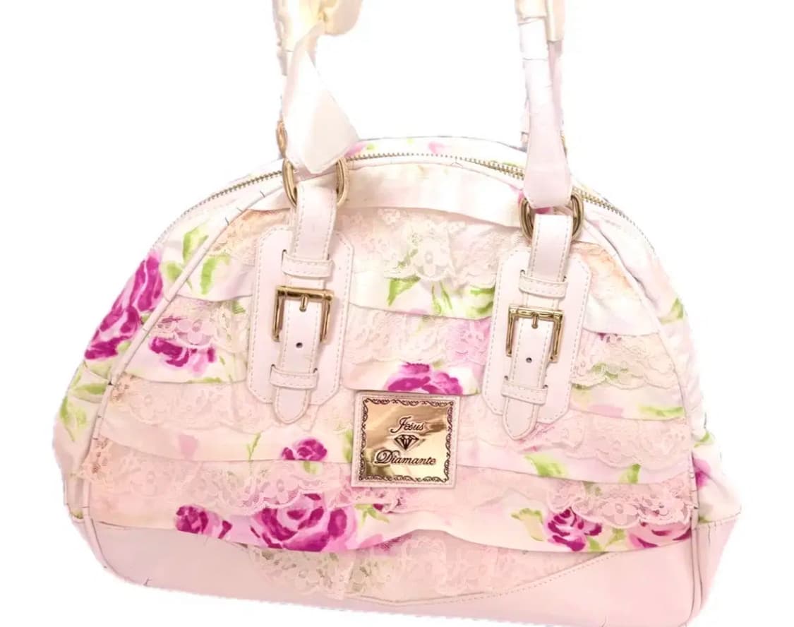 핀터깔) 지저스 디아망떼 플라워 레이스 숄더백 히메갸루 오네갸루 상품이미지4
