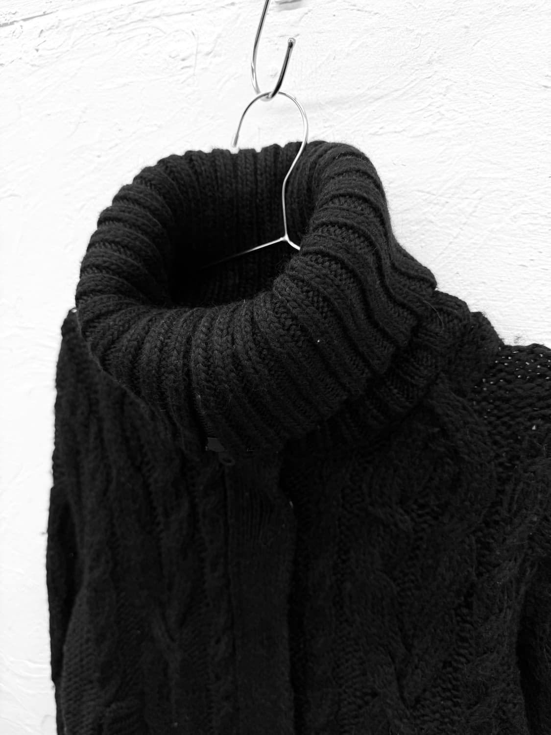 buona giornata 하이넥 니트집업 상품이미지4