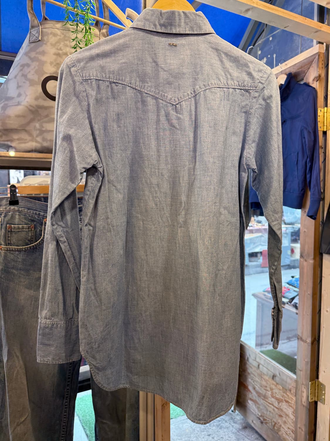 지스타 로우 데님 셔츠  상품이미지4