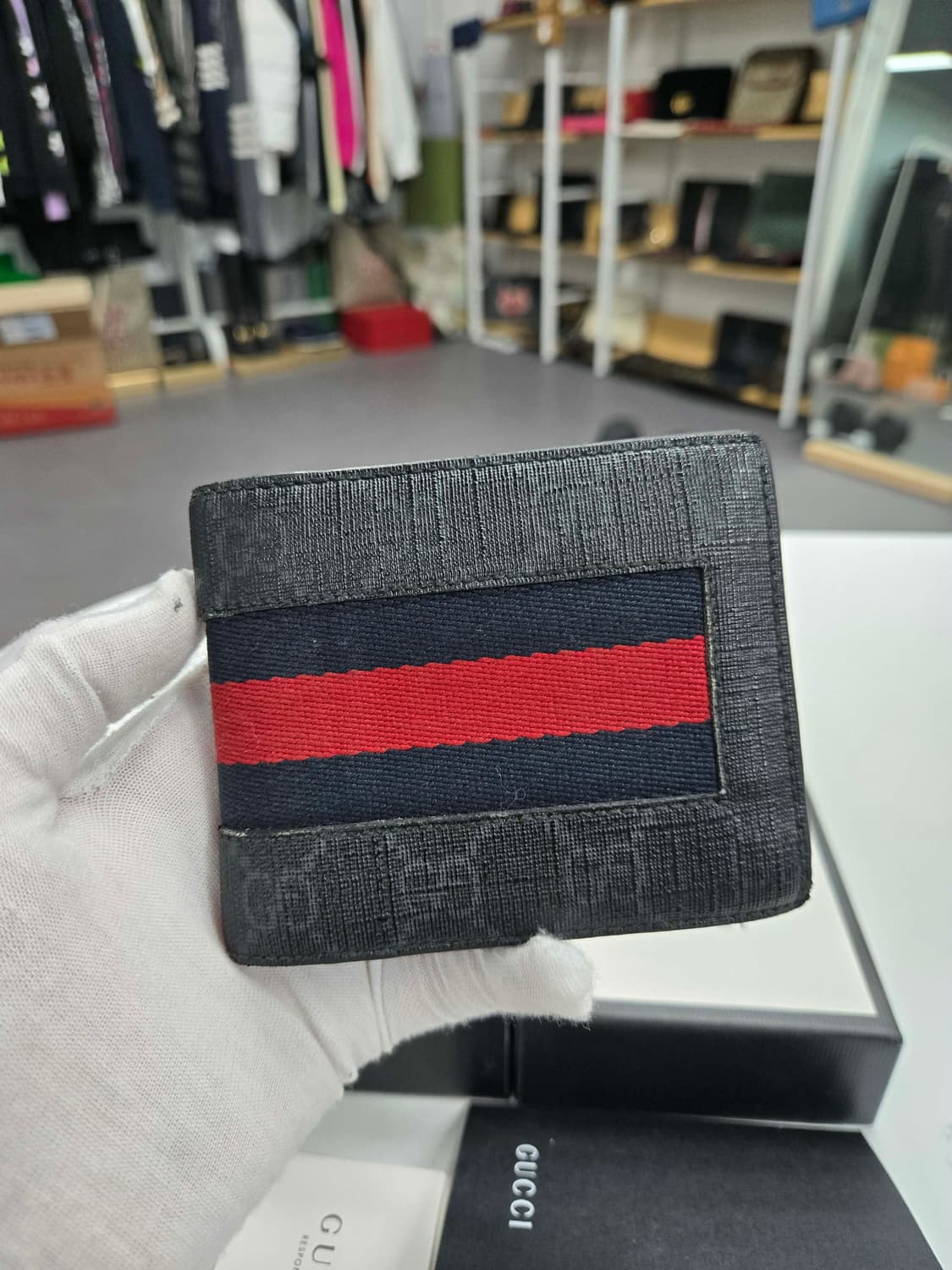 [50%할인] 구찌 웹삼선 반지갑 상품이미지2