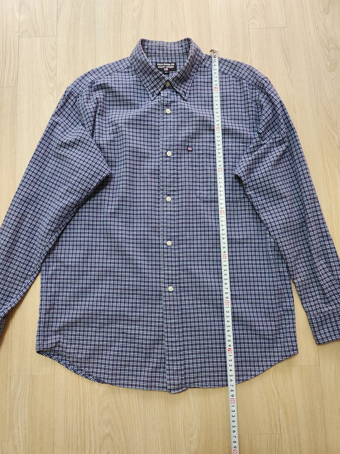 폴로 랄프로렌 진스 체크셔츠 (95 상품이미지4