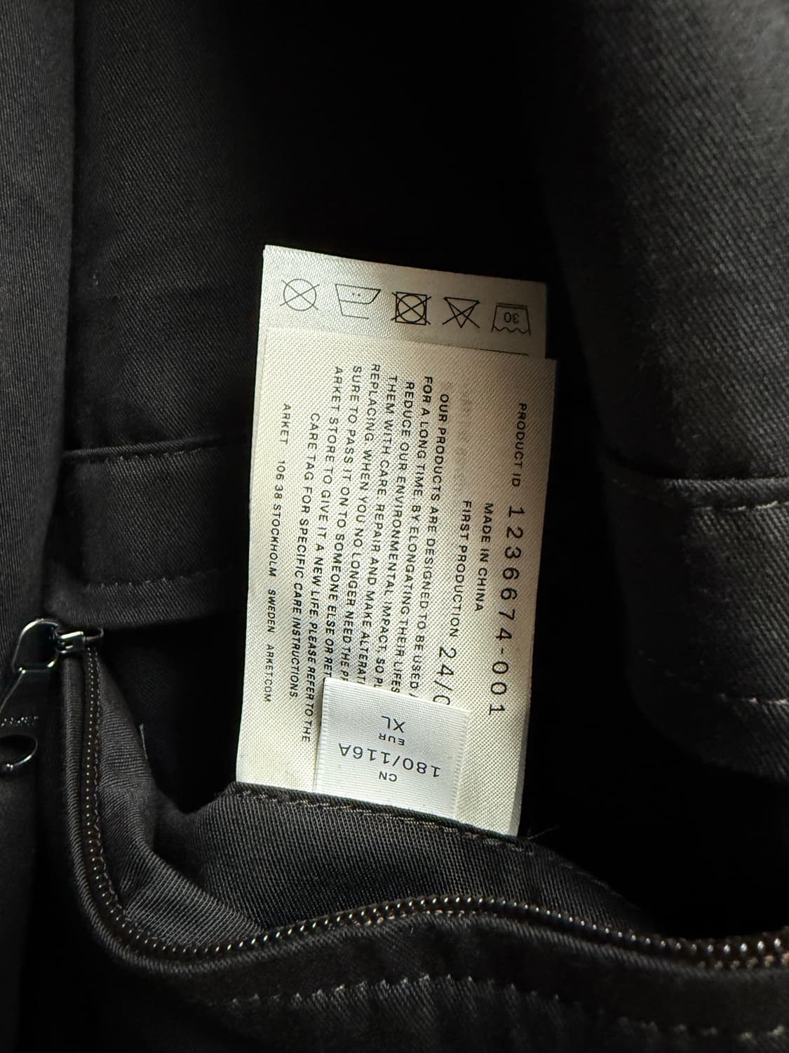 (XL) 아르켓 왁스 코튼 자켓  상품이미지5