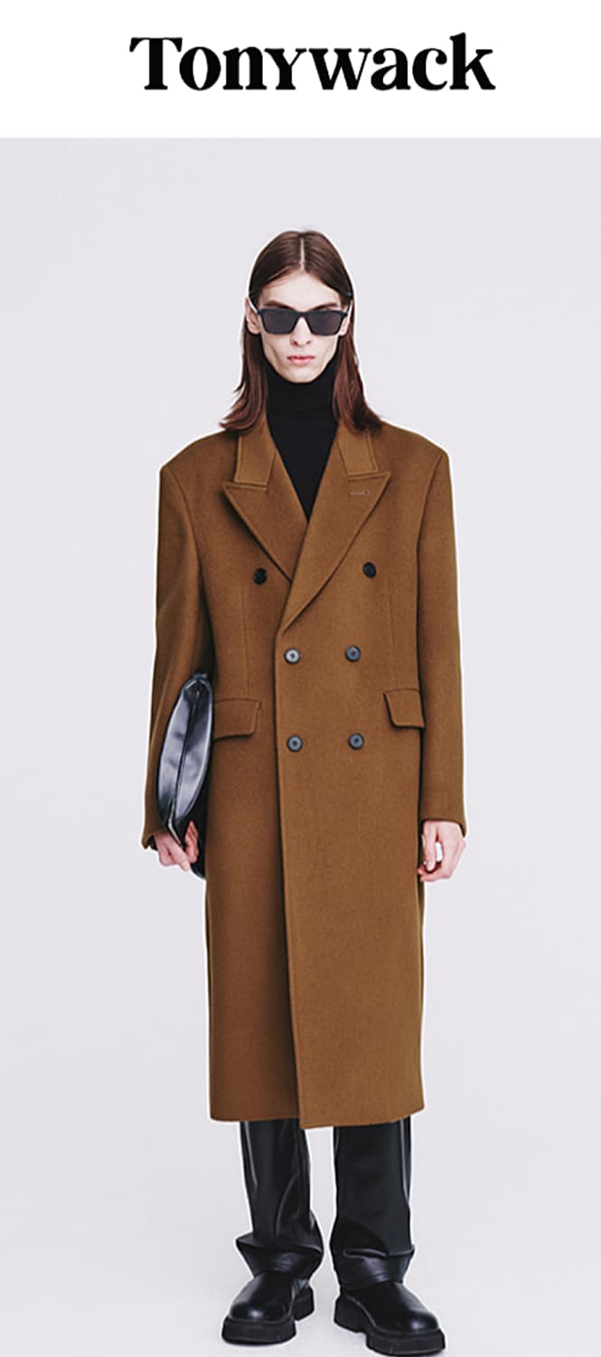 토니웩 23fw 더블코트 카멜  상품이미지1