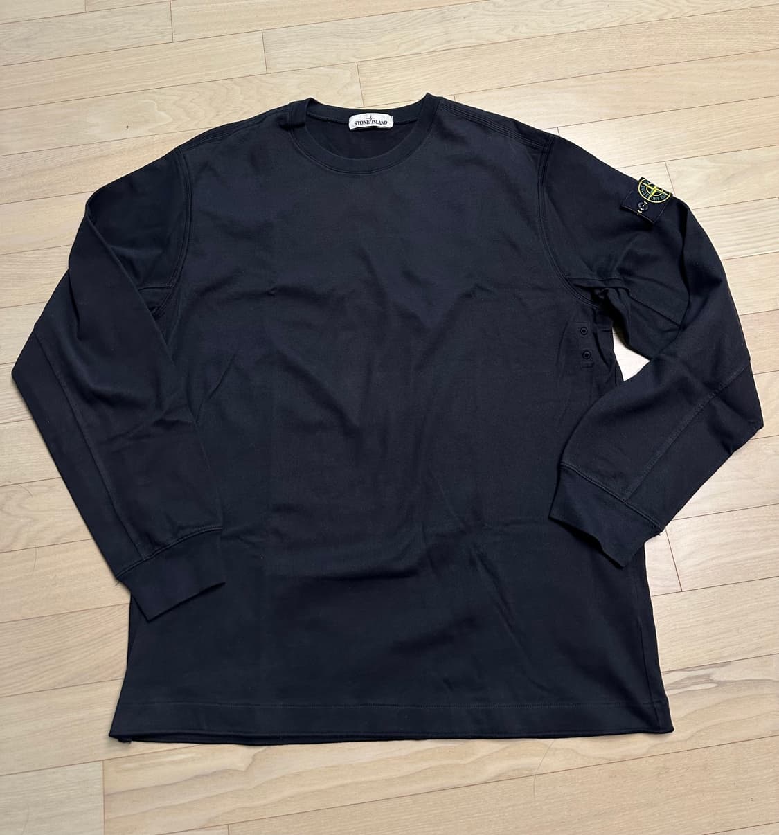 [XXL] 스톤 아일랜드 롱슬리브 블랙 상품이미지1