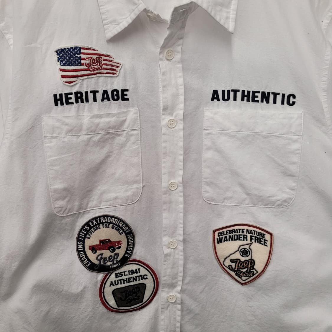 Jeep 지프 패치워크 셔츠 상품이미지3