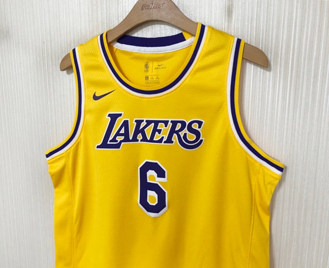 NBA 나이키 LA레이커스 스윙맨져지 유스L(14-16) #6 르브론 상품이미지6