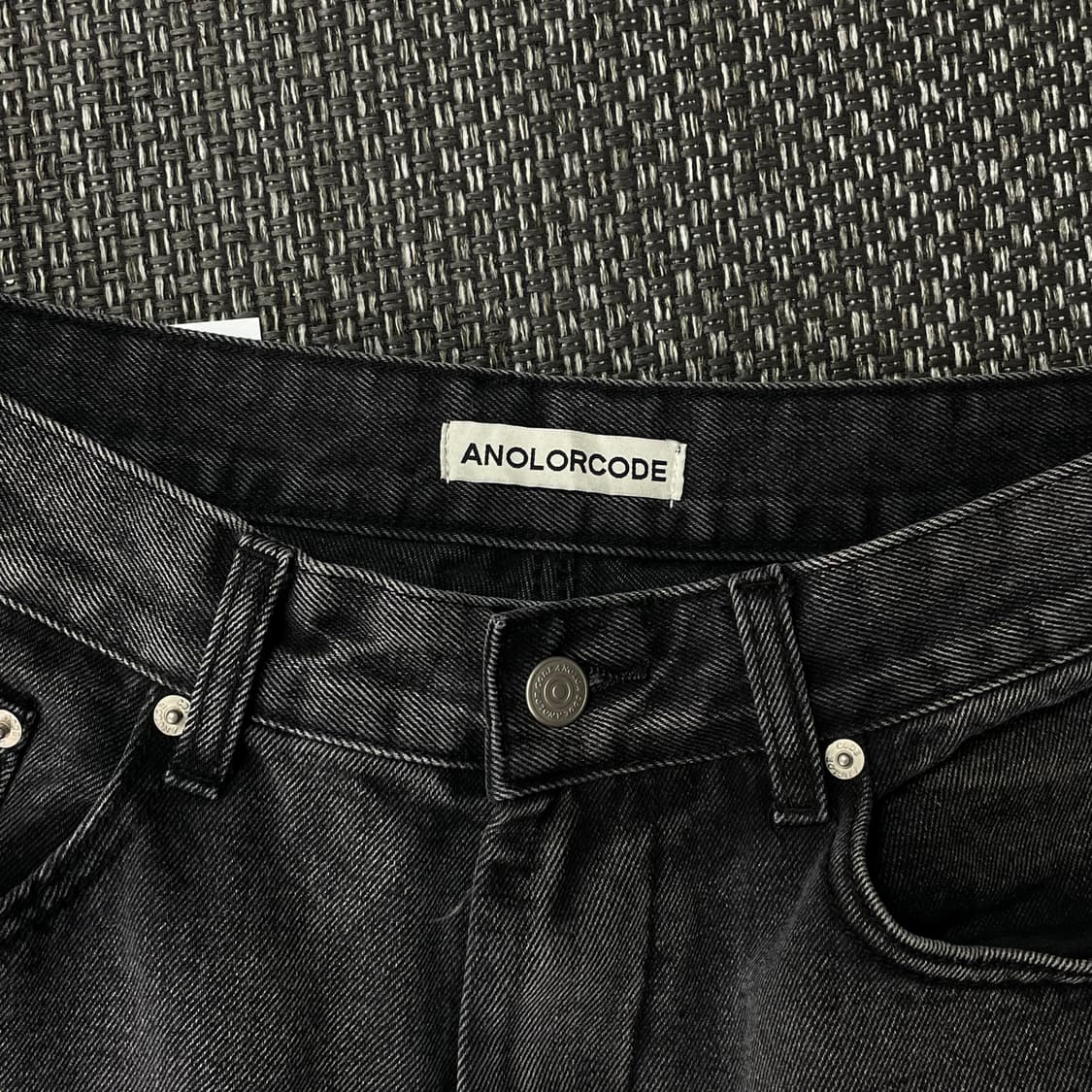 아놀로코드 흑청 버뮤다팬츠 M 상품이미지4