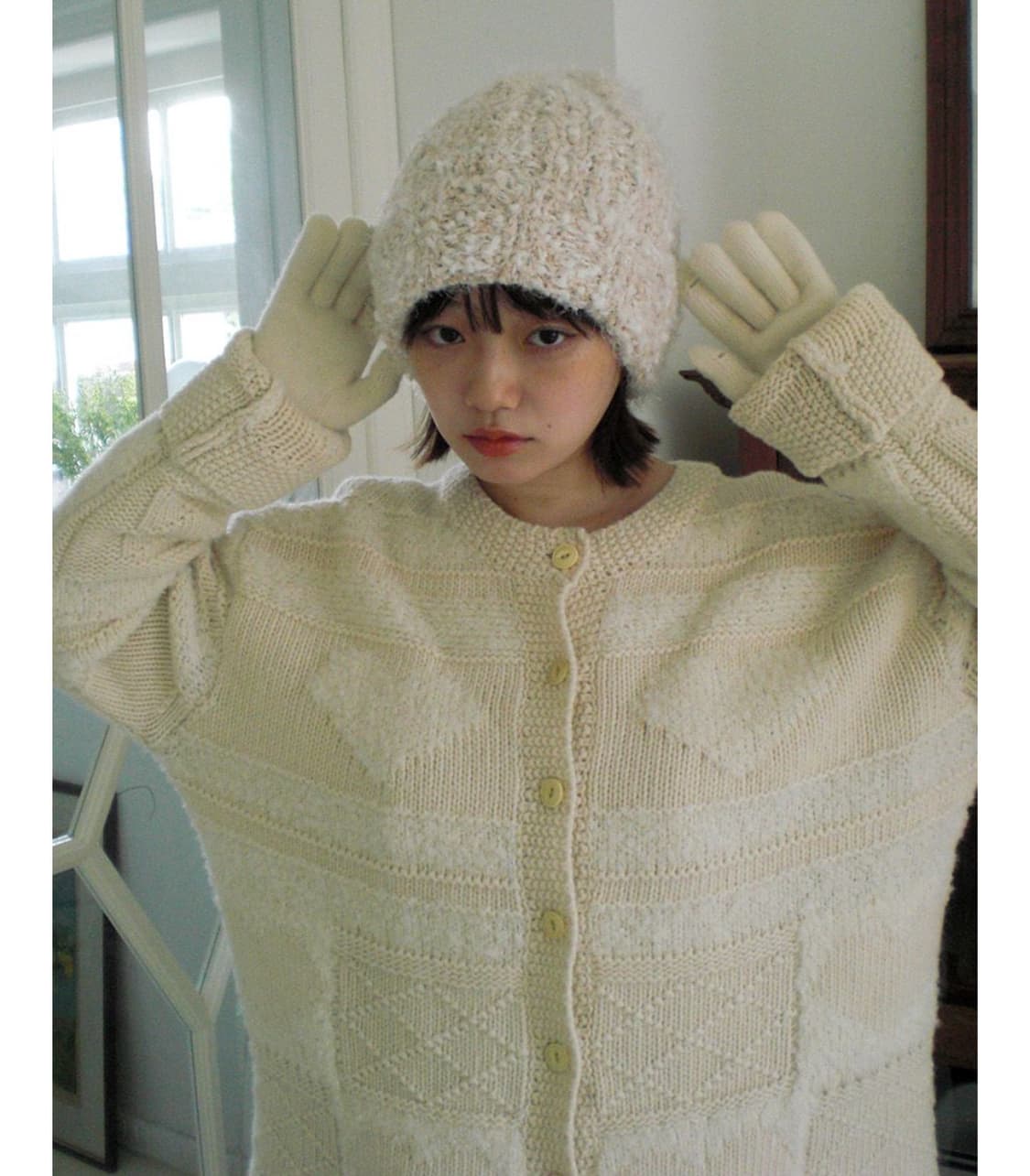 펀프롬펀 팝콘 니트 비니 스위트콘 상품이미지1