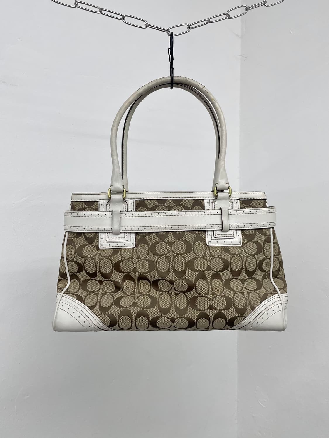 코치 자카드 버클 숄더백  상품이미지10