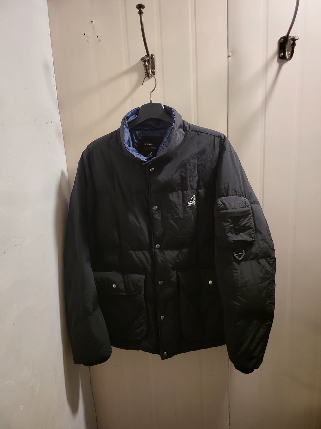 [100]캉골 덕다운 블랙 패딩 상품이미지1