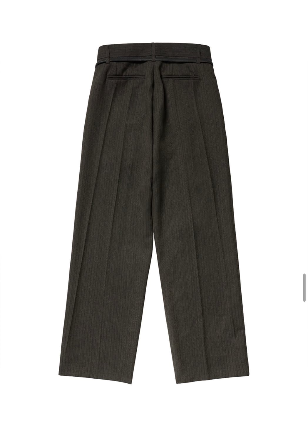 [M] STU 에스티유 크리즈드 벨트 슬랙스 차콜 팝니다. 상품이미지5