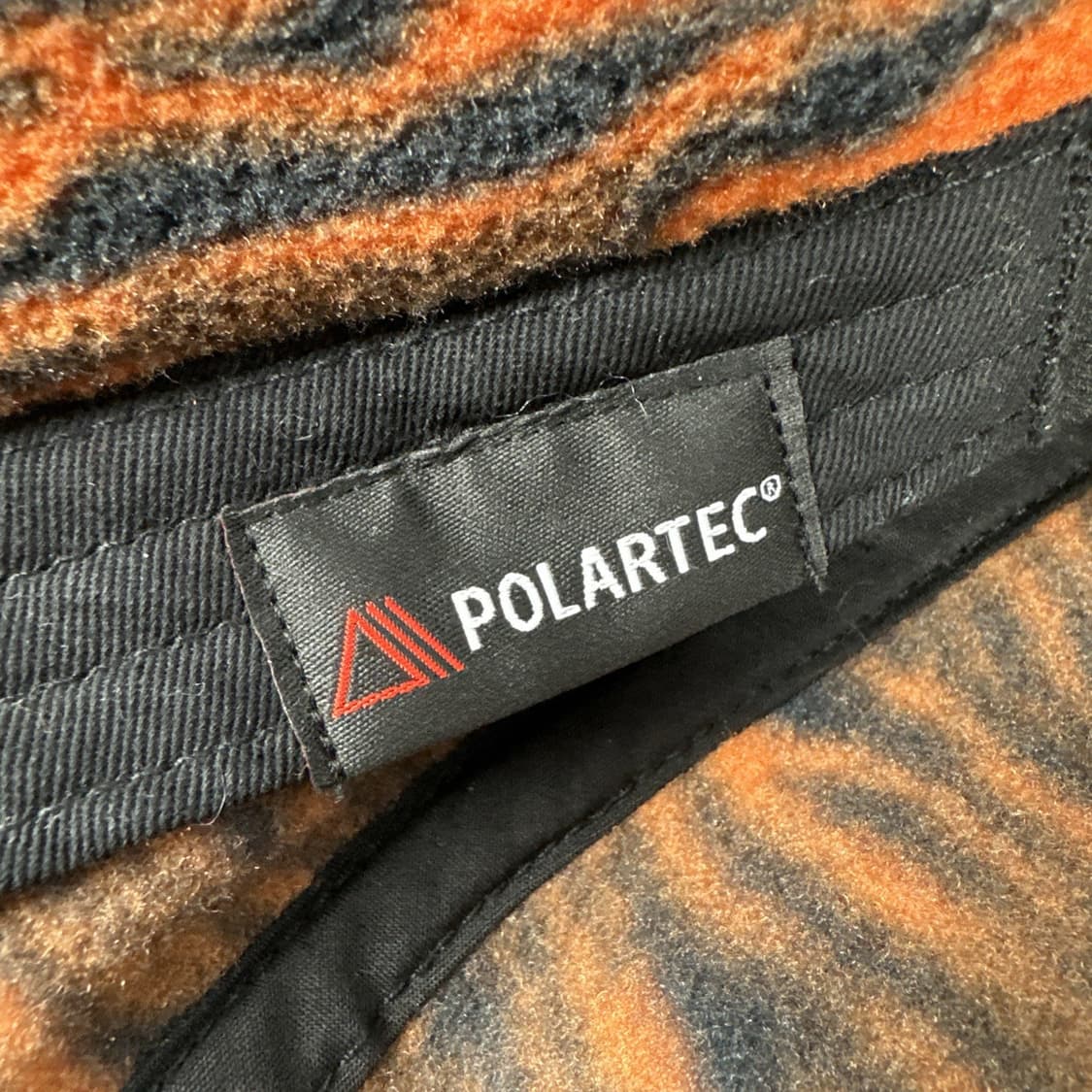 14FW 슈프림 타이거 패턴 이어플랩 캡 오렌지 상품이미지6