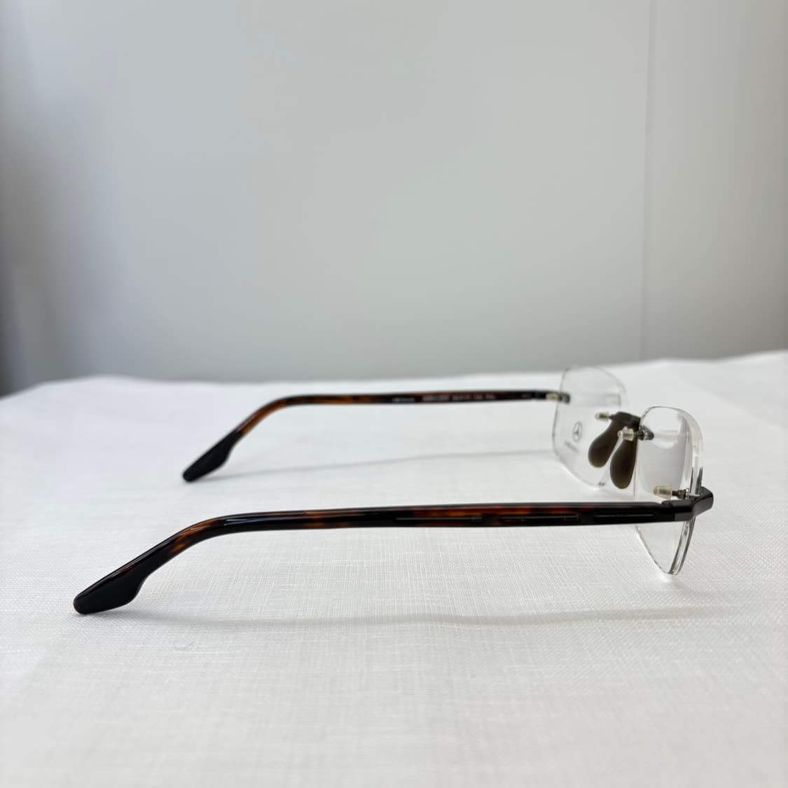 벤츠 브라운 무테 안경 상품이미지6