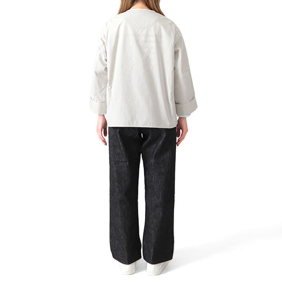 (W)DANTON 단톤 코튼 웨더 카라리스 숏 자켓 그레이지컬러 상품이미지7