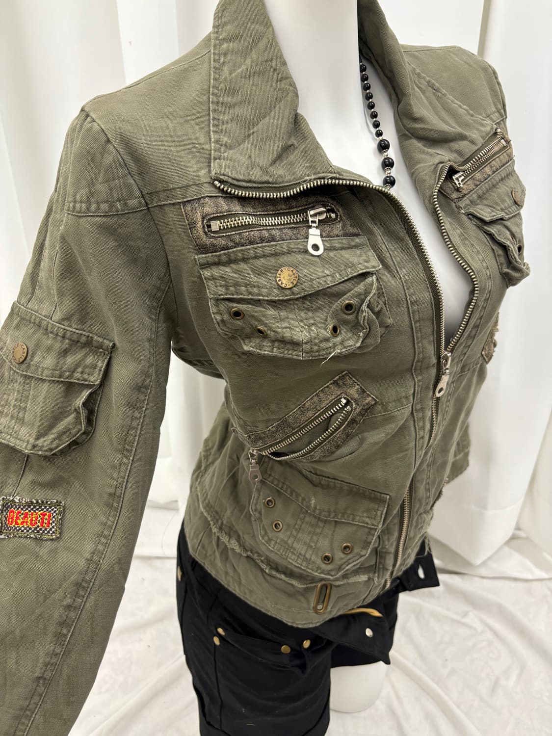 y2k 포켓 디테일 야상자켓 상품이미지7