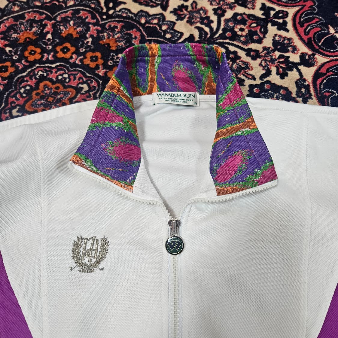 윔블던(WIMBLEDON) 90's 테니스 화이트 저지 105size 상품이미지5