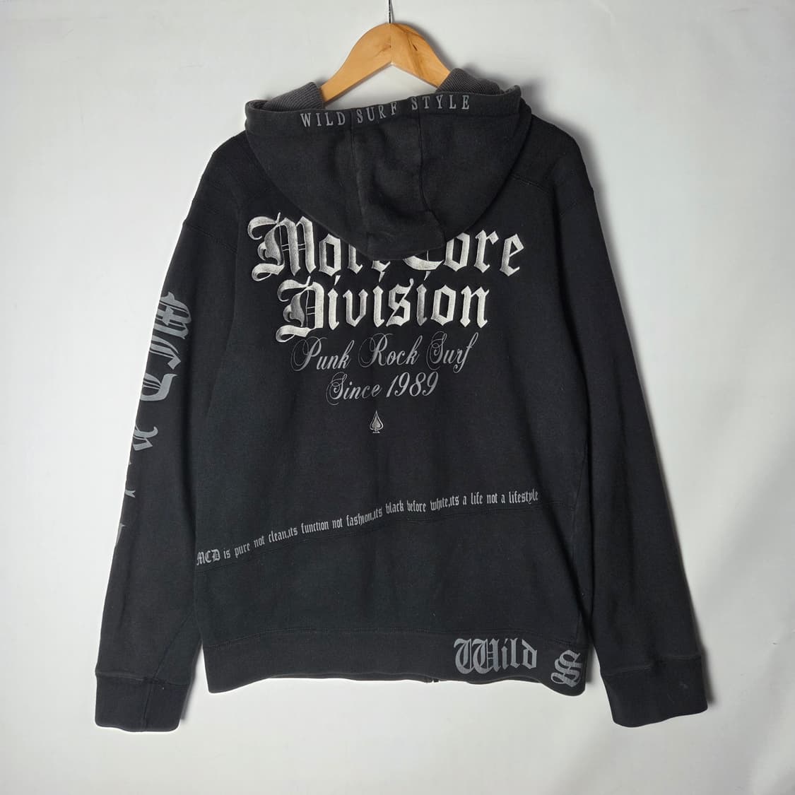 [MCD] 재팬 펑크 레터링 후드집업 상품이미지2