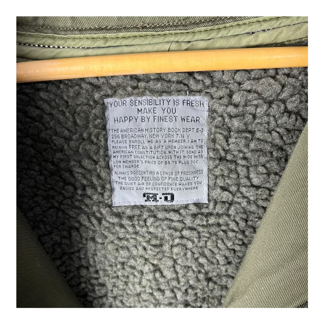 [JPN] 빈티지 M65 피쉬테일 개파카 (내피 포함) 상품이미지5