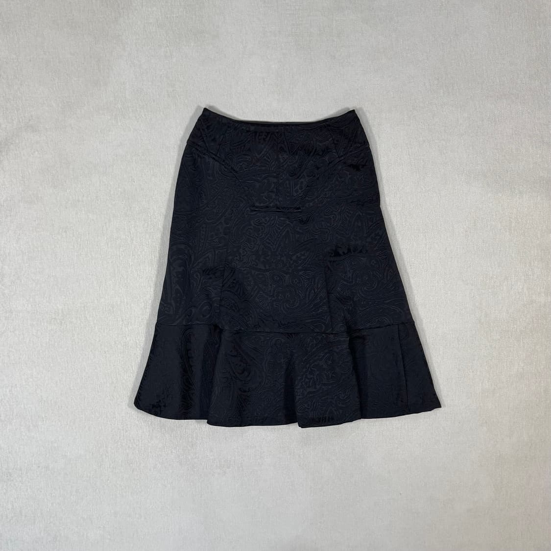 Pattern Black Skirt 상품이미지1