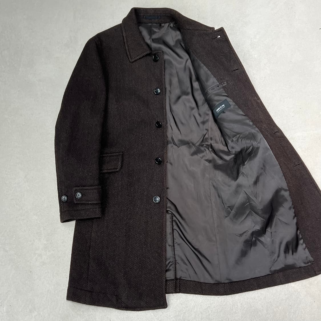 콤사이즘 헤링본 울코트 s09290 상품이미지3