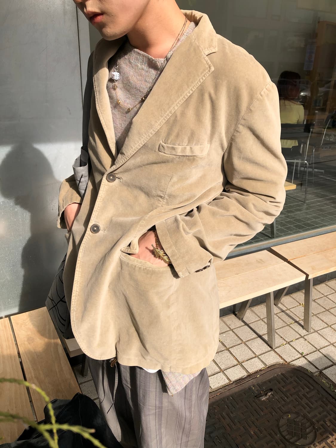 질샌더 by 라프시몬스 10aw 벨벳 테일러드 자켓 상품이미지1