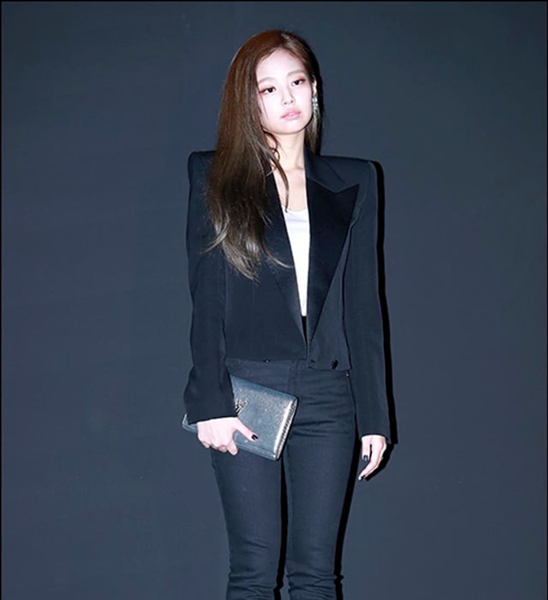 생로랑 16aw 파워숄더 피크드라펠 블레이져 상품이미지1
