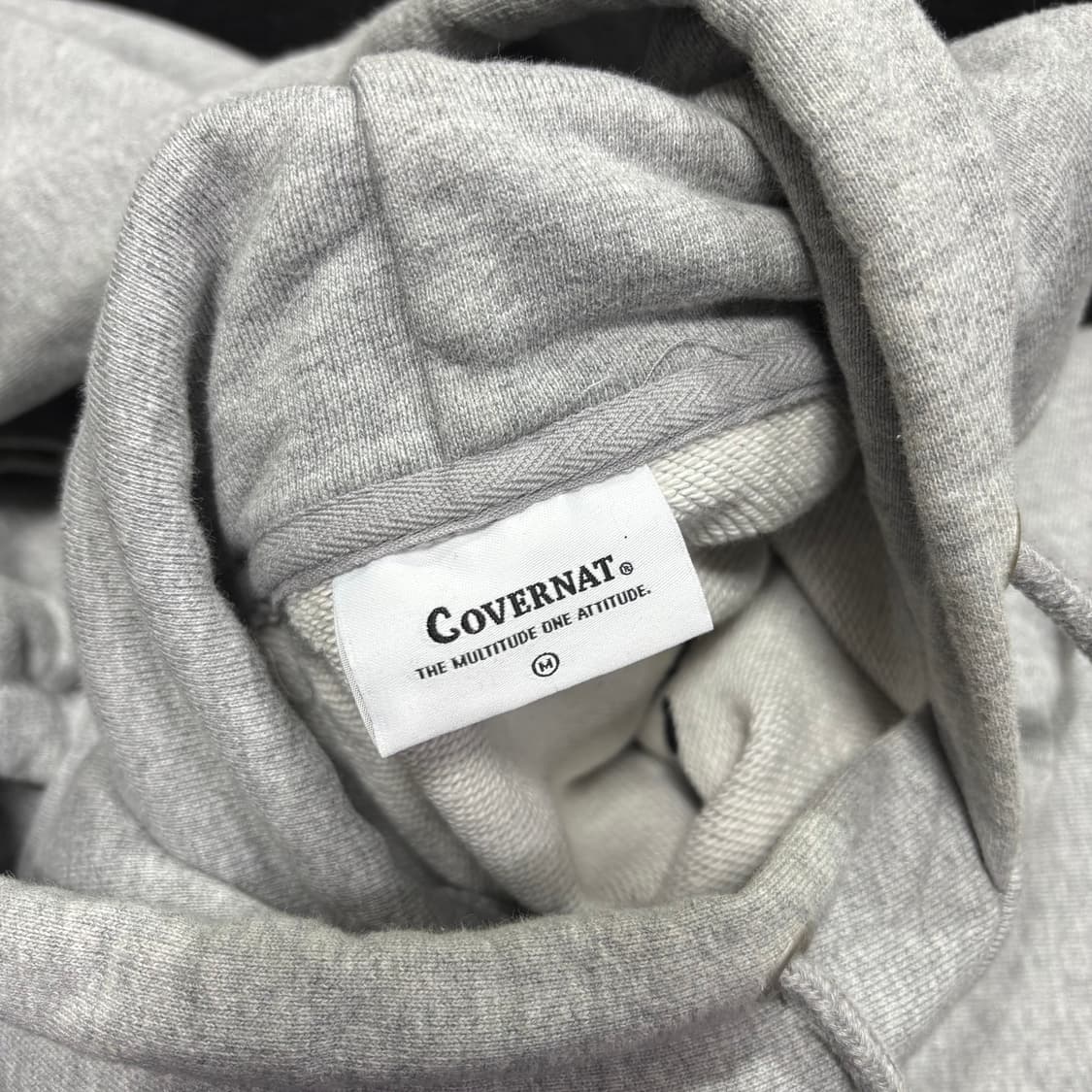 M 커버낫 그레이 후드티 상품이미지4