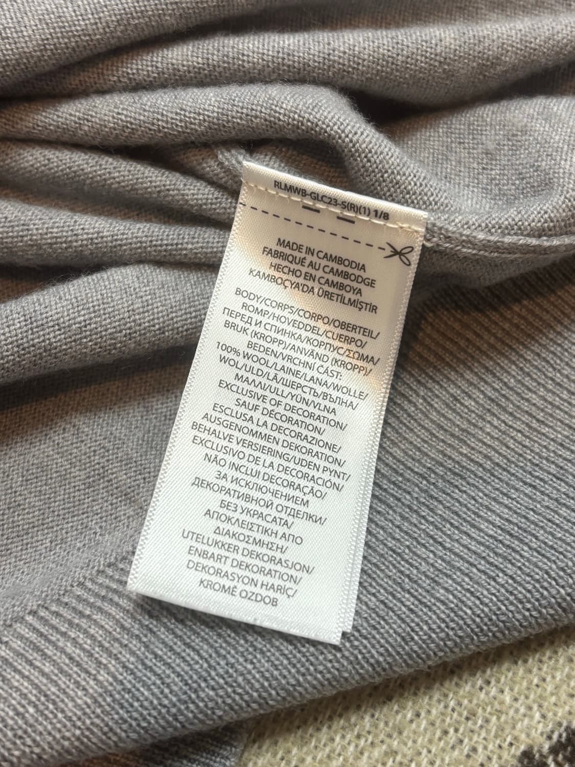 폴로 랄프로렌 메리노 울 니트  상품이미지7