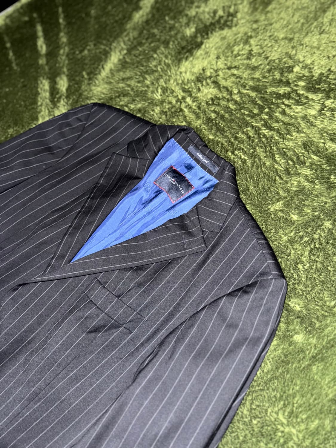 [52] 타미힐피거 USA 테일러드 비스코스 스트라이프 블레이저 상품이미지2