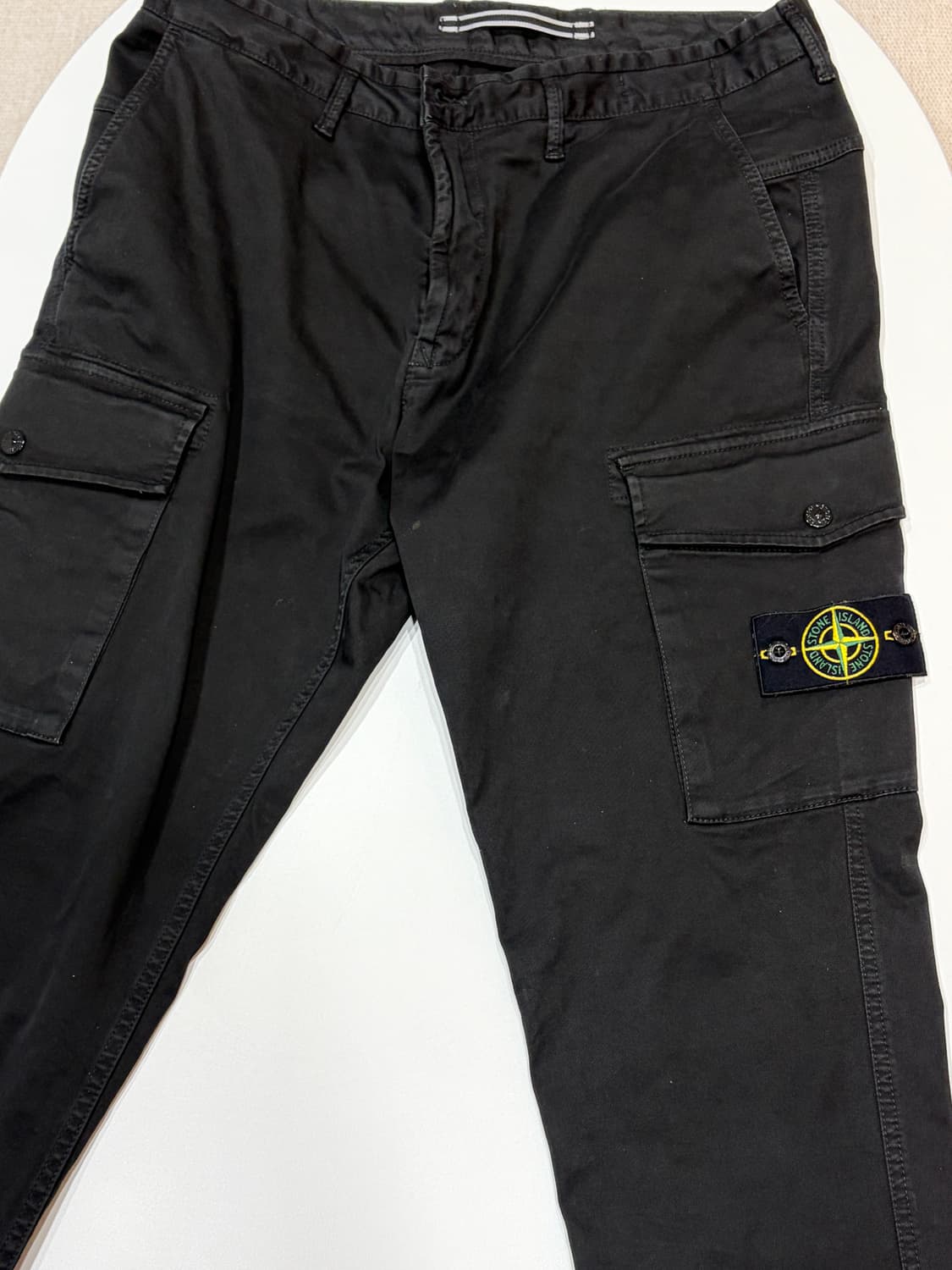 [정품] 스톤아일랜드 코튼 올드 이펙트 슬림 핏 카고 상품이미지5