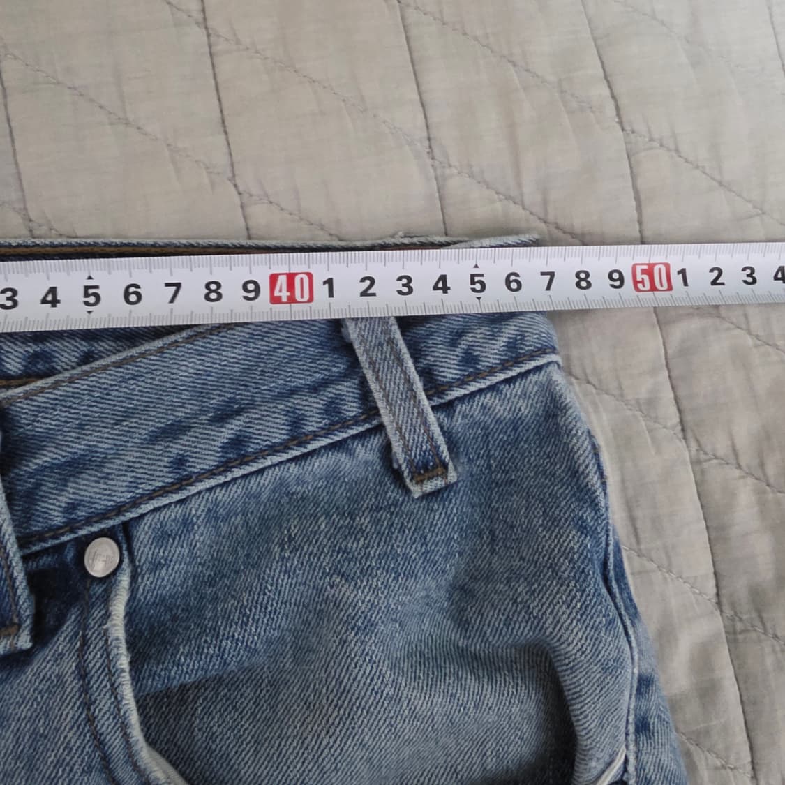 [38X32] 90s 리바이스 실버탭 연청 스트레이트 루즈핏 - 나이스 상품이미지10