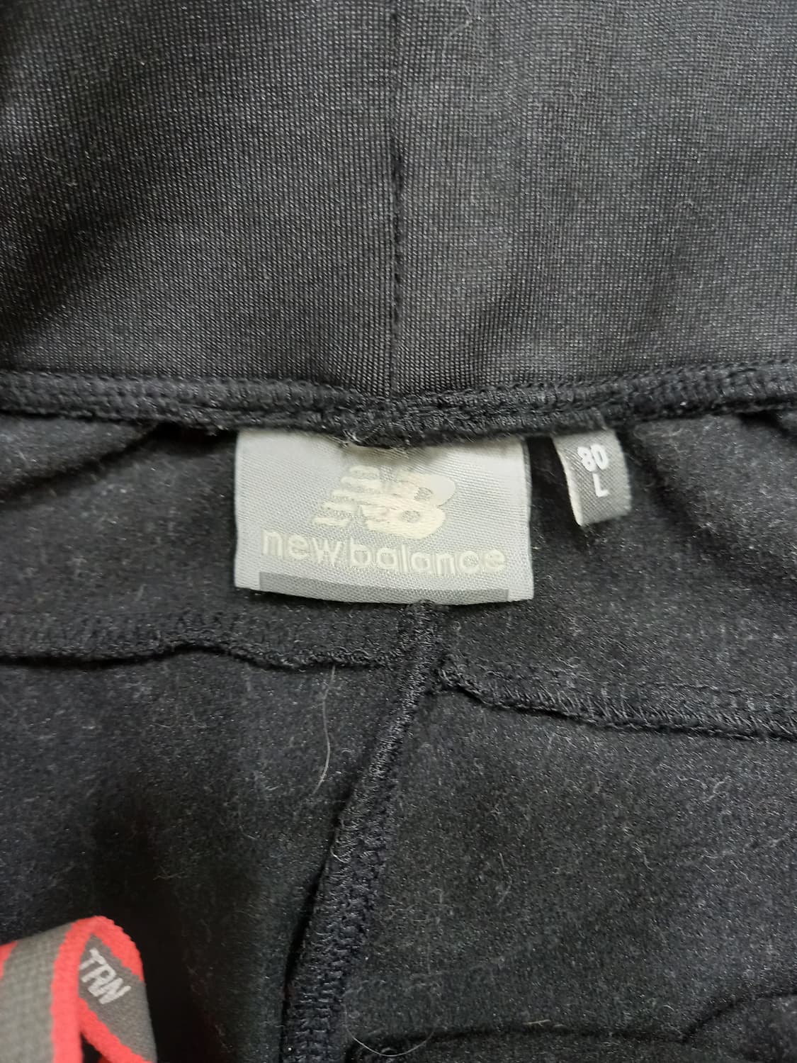 30 new balance 봄가을용 스판 트레이닝하의 블랙 30-198 상품이미지6