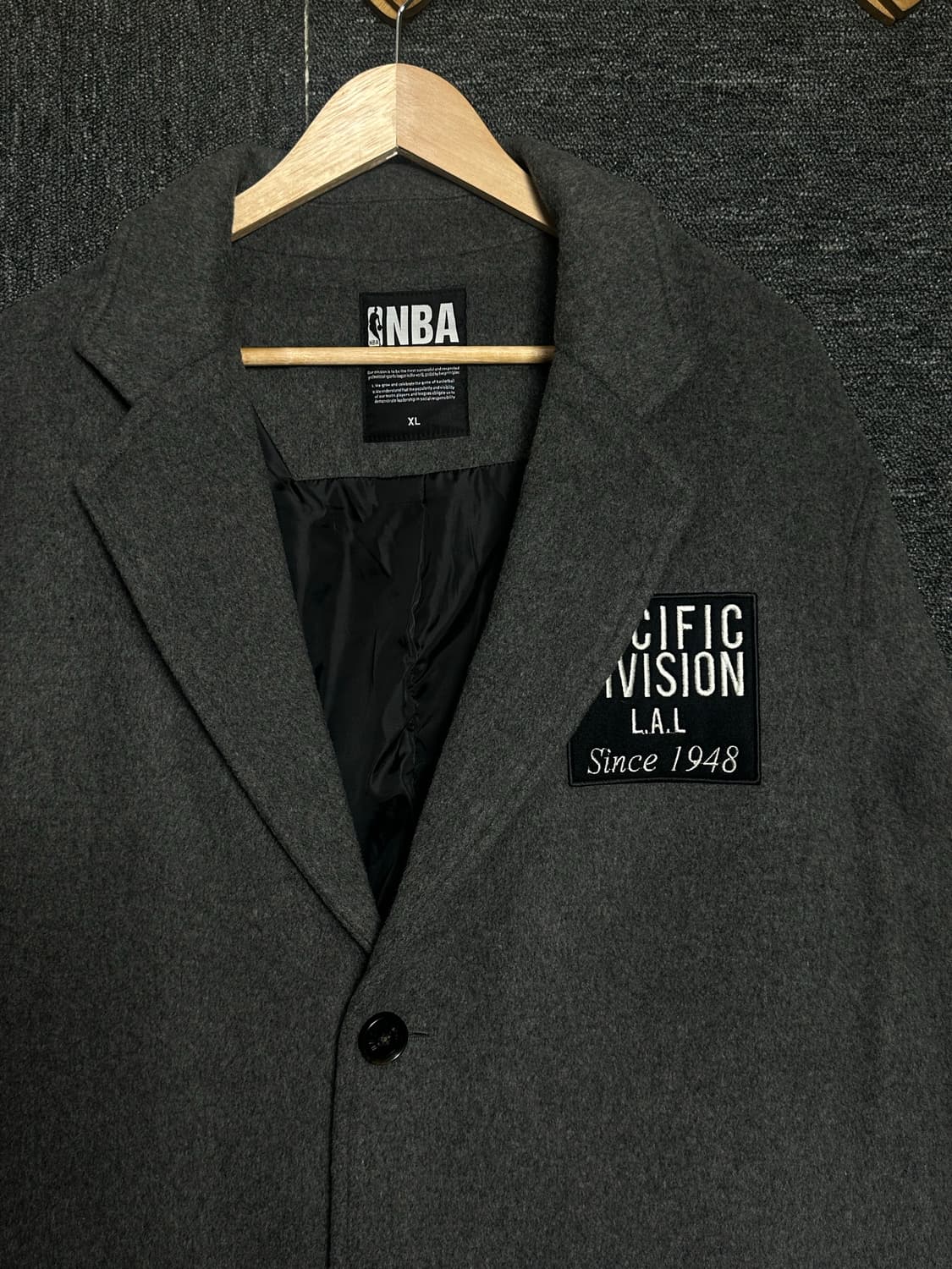 NBA LA 레이커스 코트 XL 회색 상품이미지3