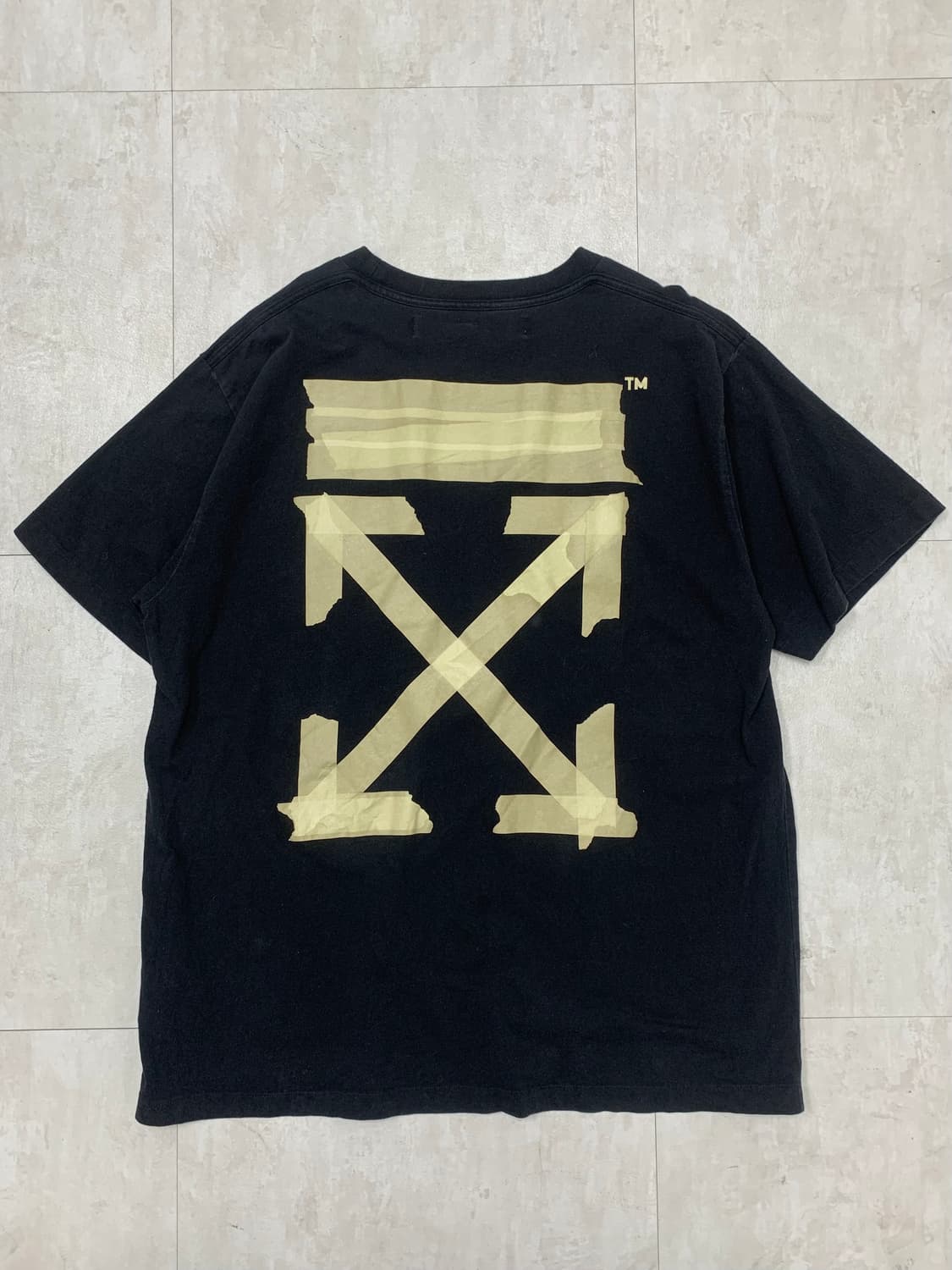 오프화이트 2013 블랙 반팔티 상품이미지2