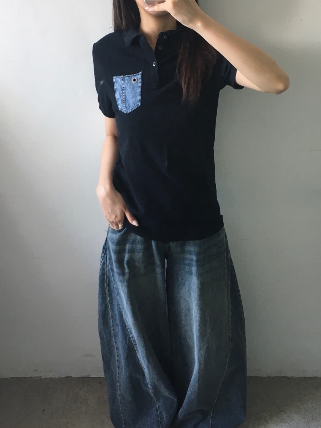 디젤 카라 반팔티 상품이미지2