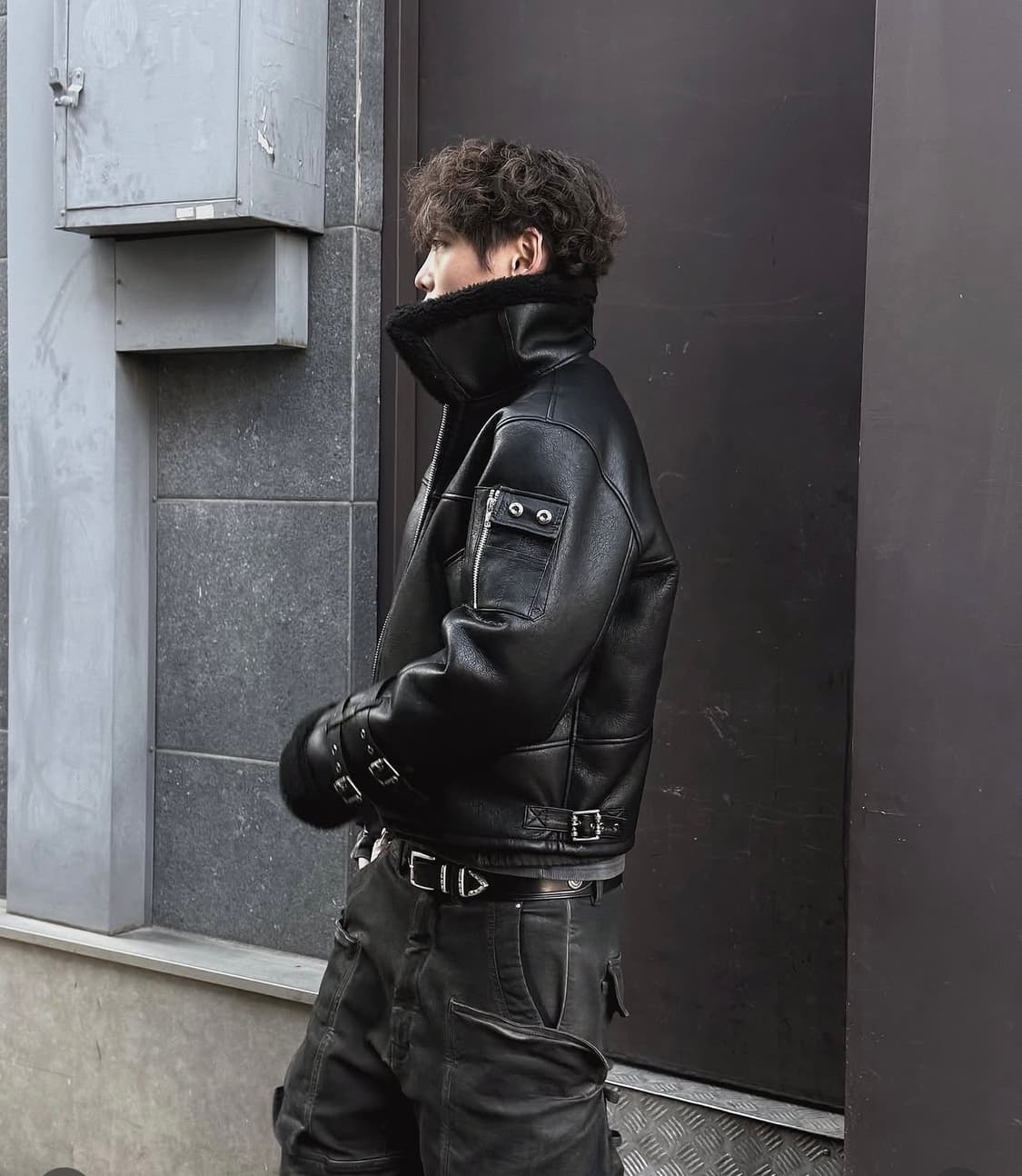 알렌느 3D 벨티드 폭스 시어링 무스탕 2사이즈 상품이미지6