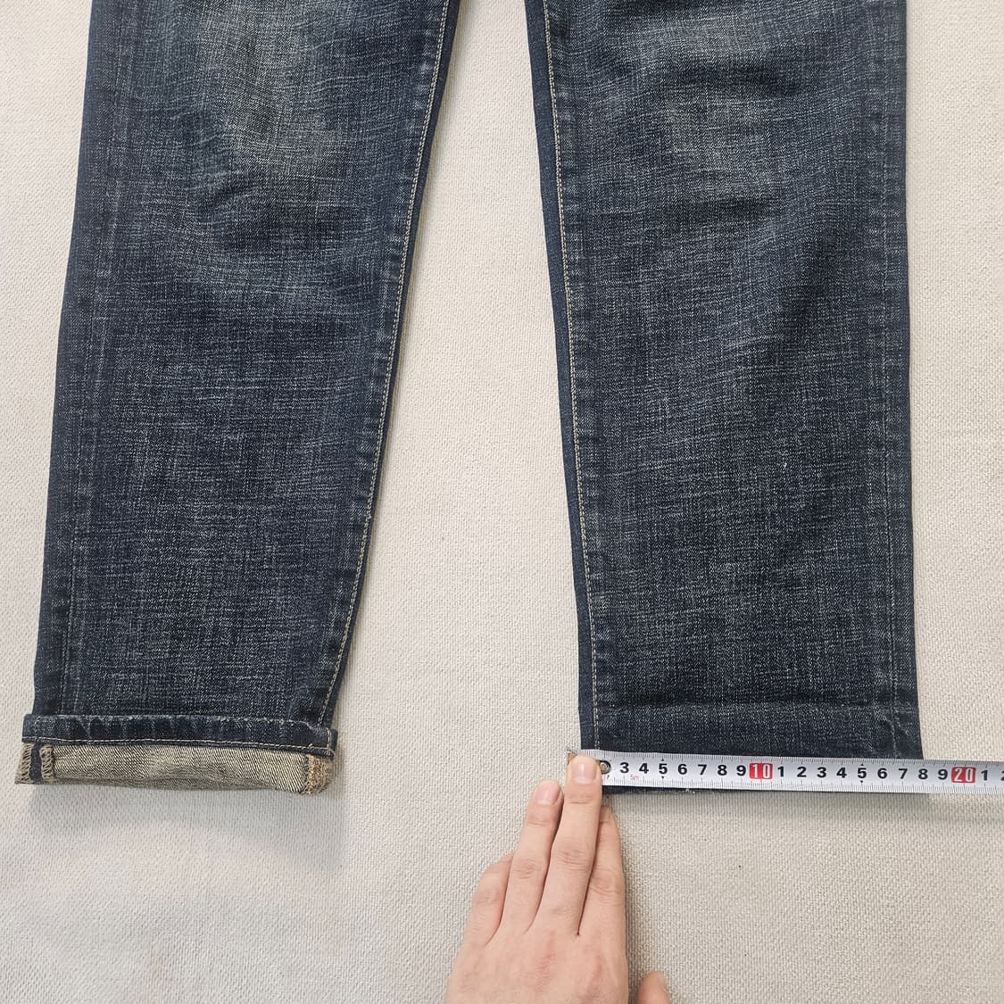 32 플랙 셀비지 데님 팬츠0331Y 상품이미지7