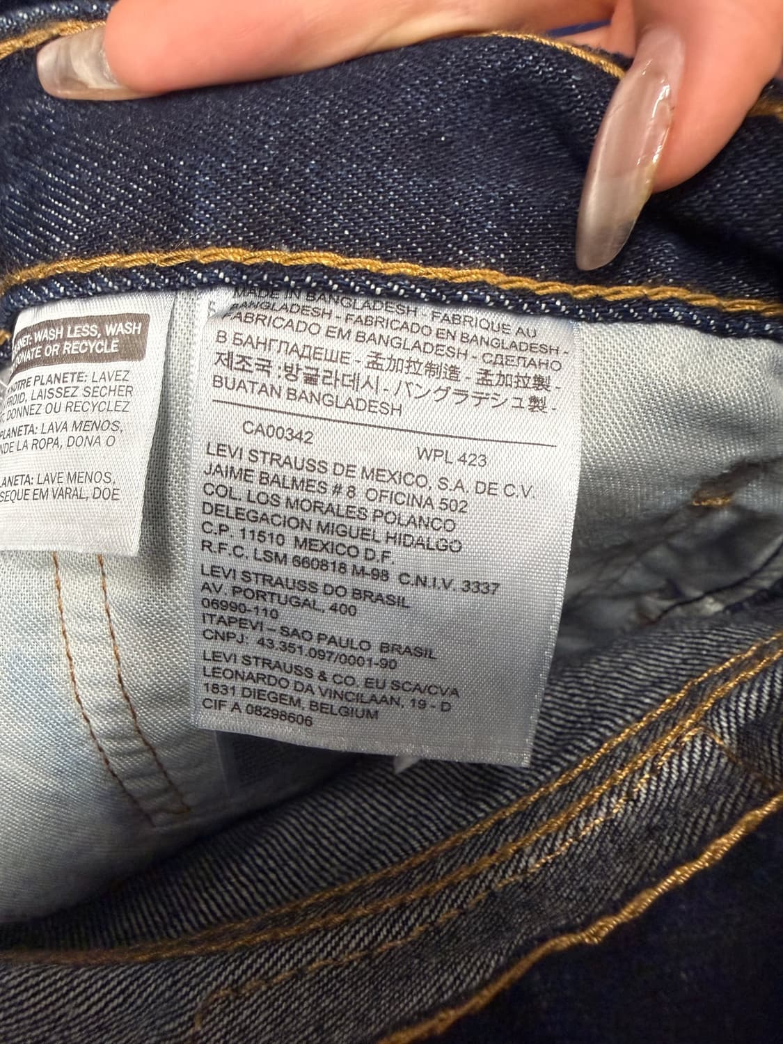 Levis 리바이스 505 데님 팬츠 상품이미지6