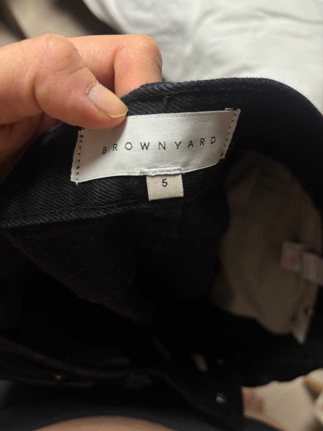 브라운야드 데님 블랙 5사이즈 상품이미지4