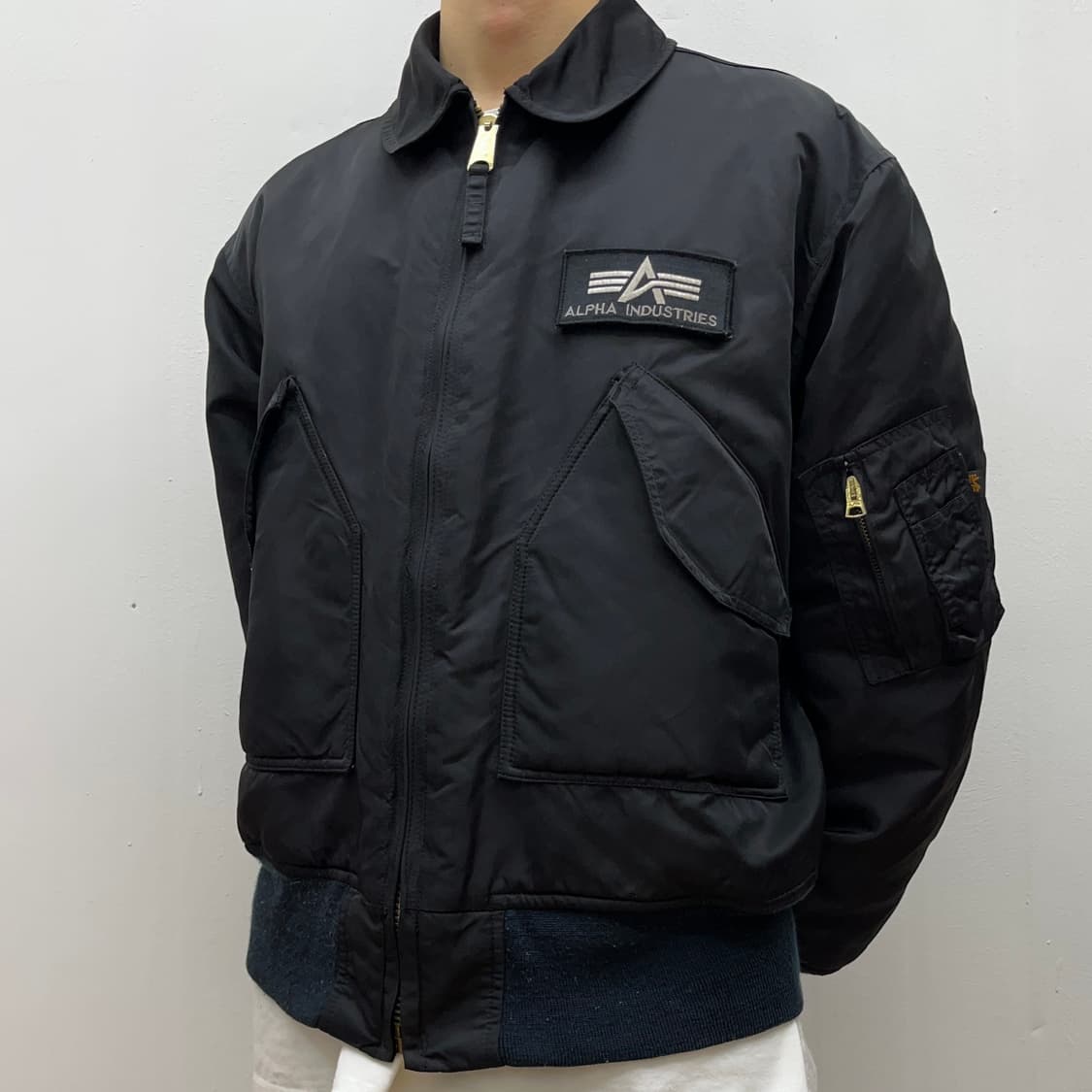 [L] 알파인더스트리 로고 CWU-45 자켓 상품이미지2