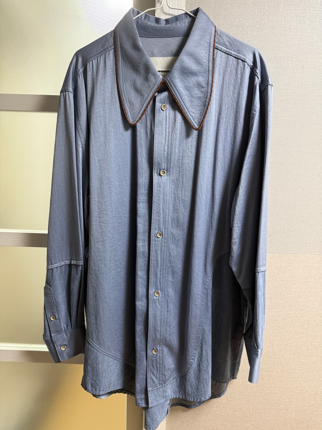 앤더슨벨 애쉬론 커브 롱셔츠  L 상품이미지2