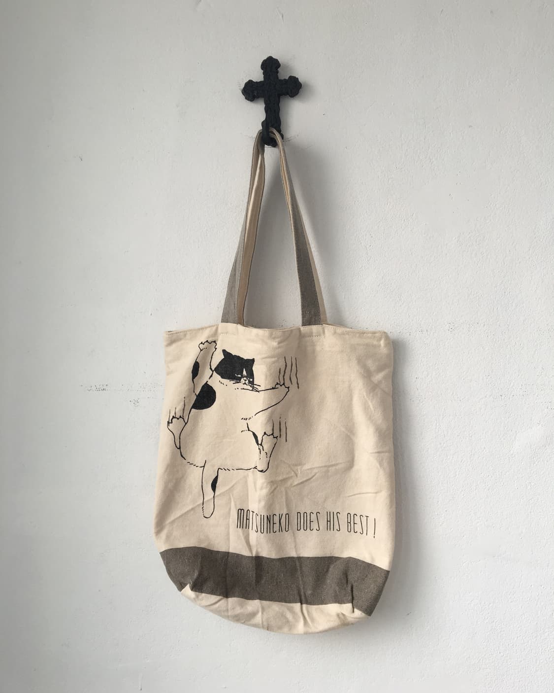 cat printing canvas bag 상품이미지3