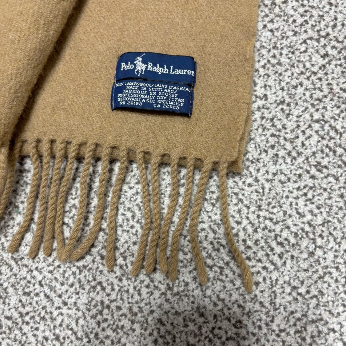 [택포,램스울100] 폴로 랄프로렌 이태리 머플러 목도리 [A] 상품이미지3