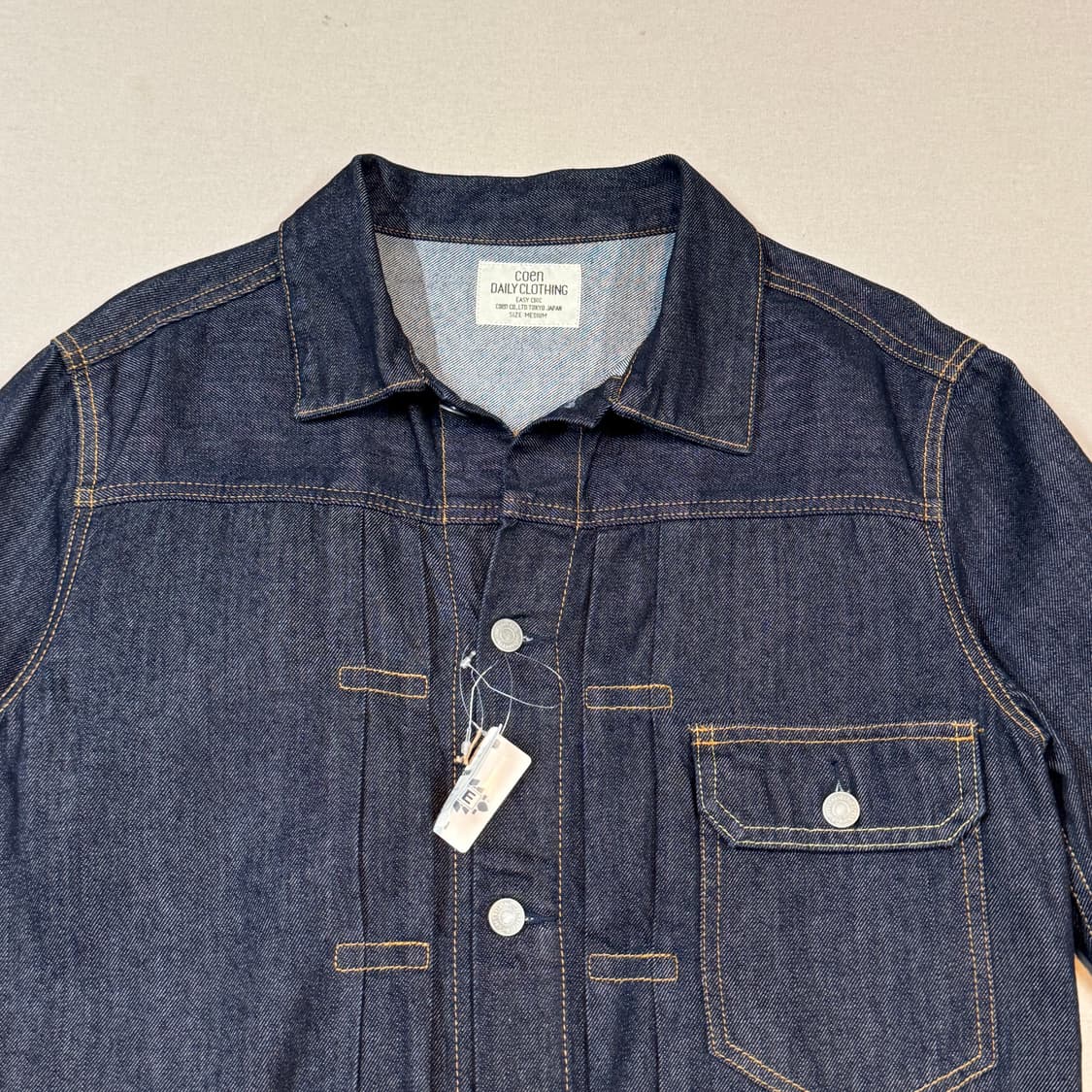 M) 코엔(COEN) USA 코튼 1nd 타입 1세대 데님 자켓 상품이미지3
