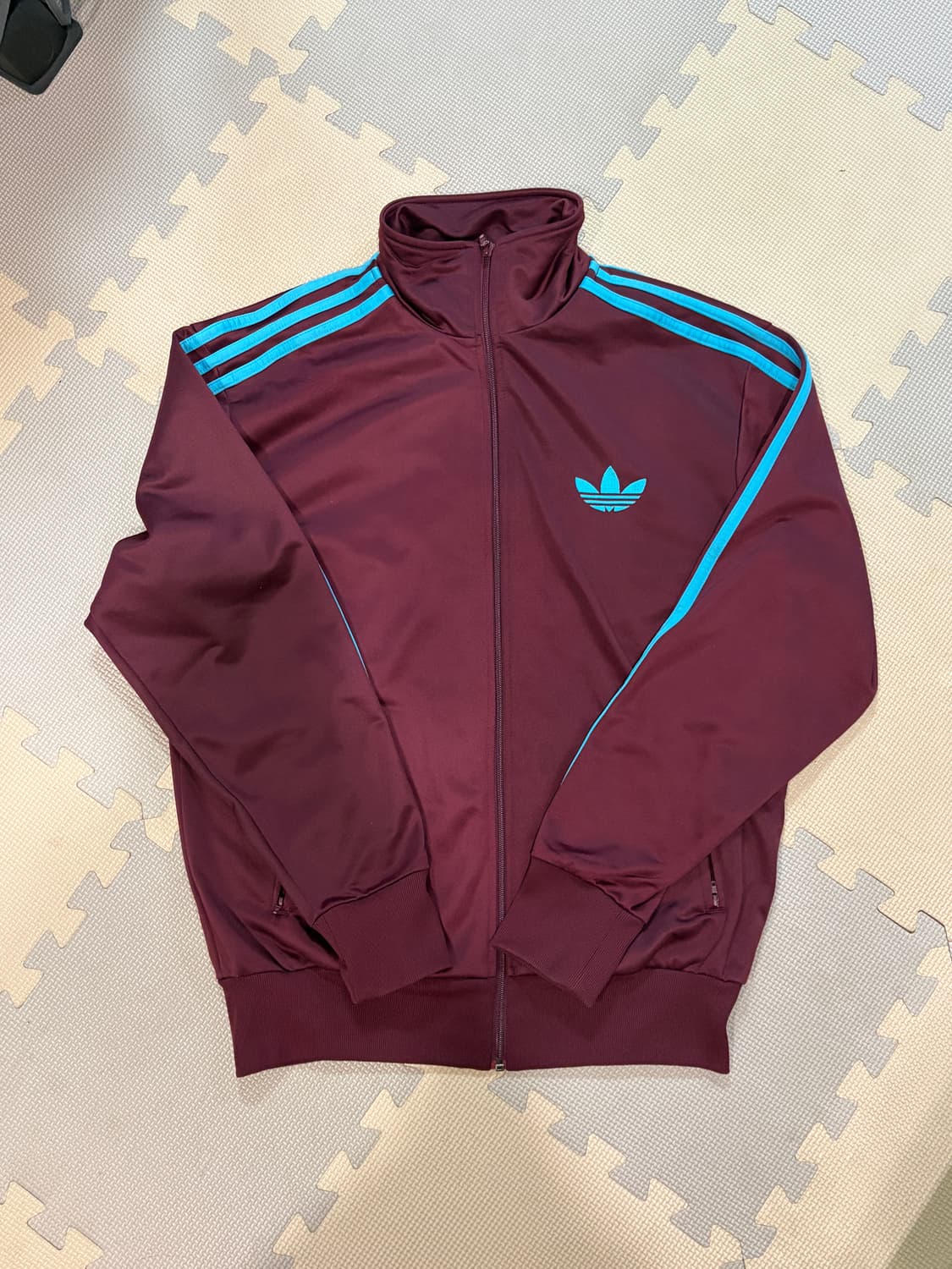 아디다스 구파이어버드 빈티지 대장 아쿠아와인 버건디민트 져지 100 상품이미지1