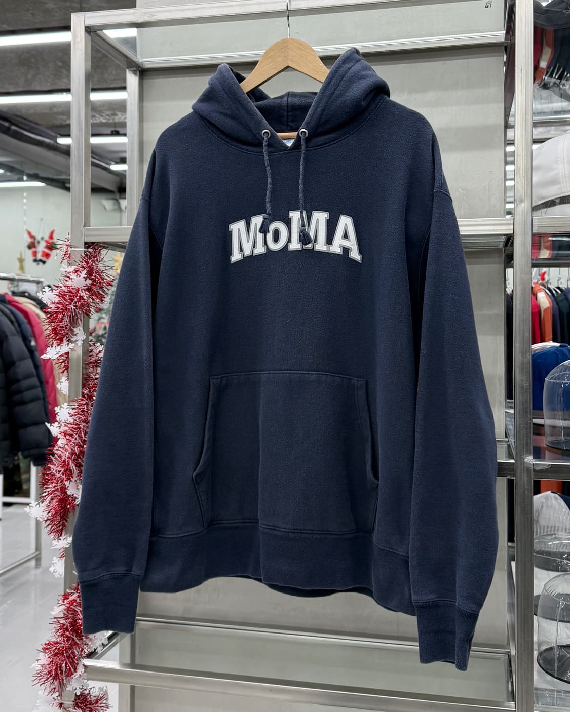 챔피온 리버스위브 x 모마 디자인 아플리케 스웻 후디 상품이미지2