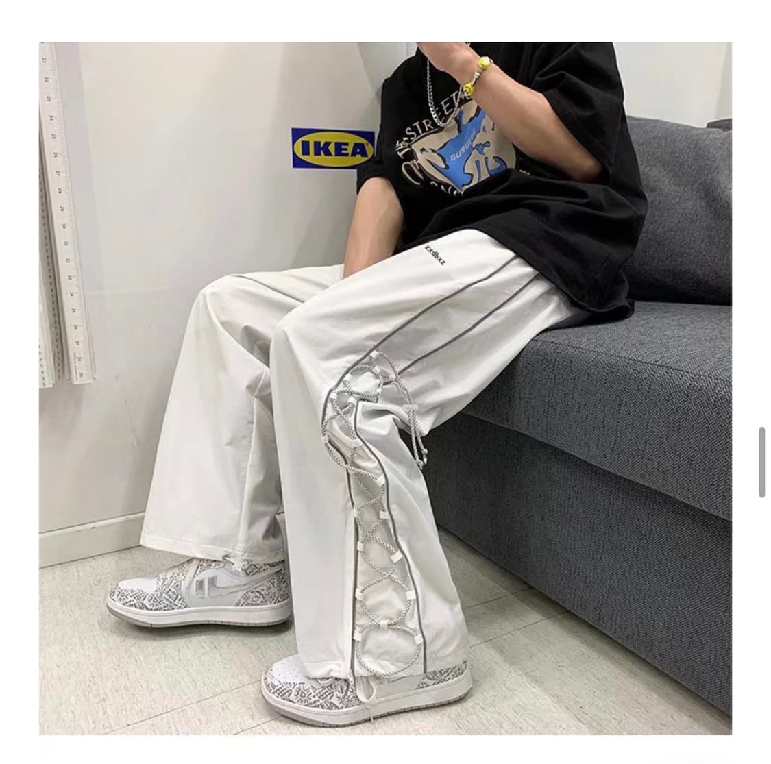 몰디브 로프 팬츠 밴딩 스트링 패션 바지 상품이미지3